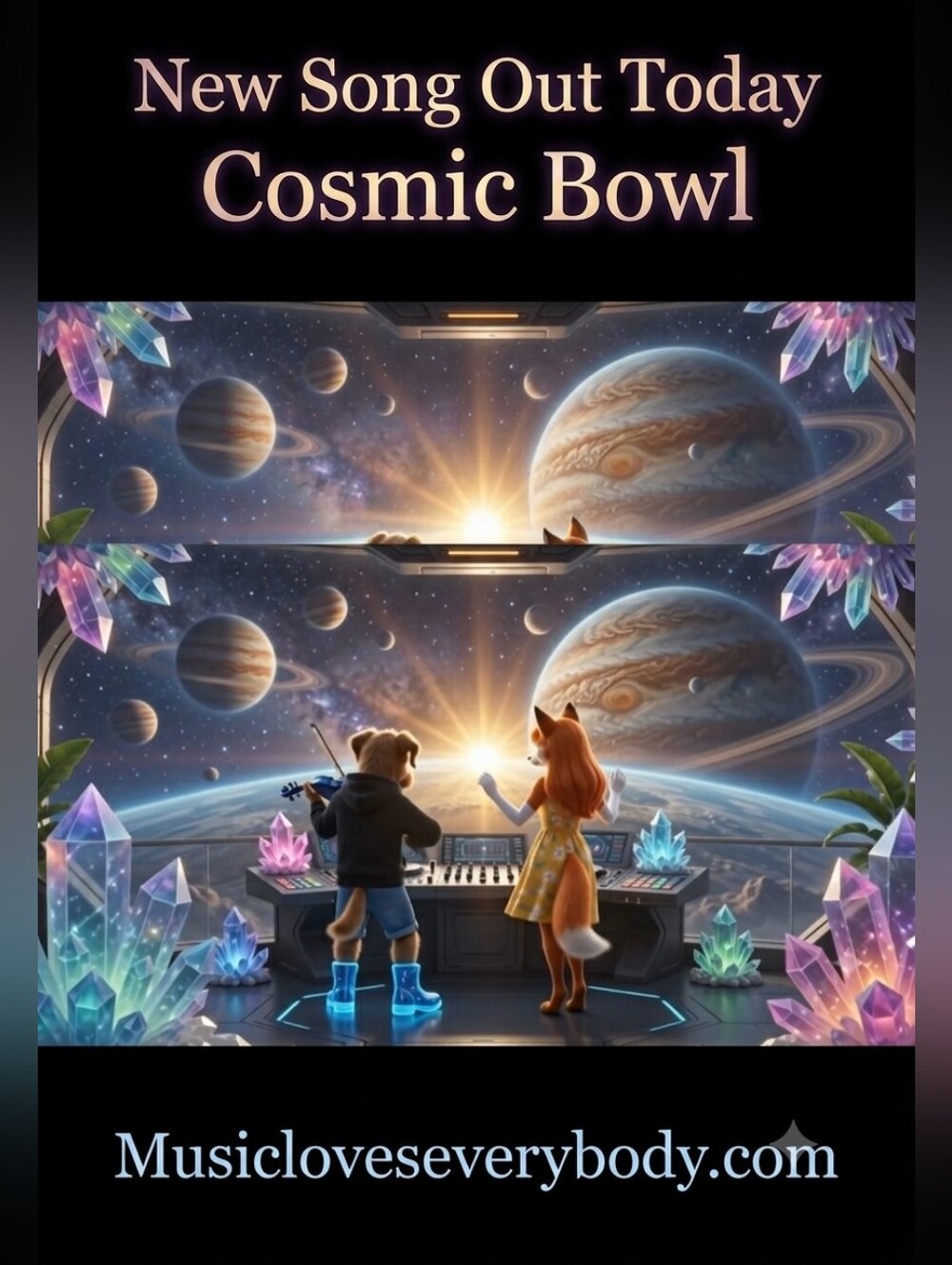 Cosmic Bowl By Brownie Dog Space Pup Fairygodmothersdog